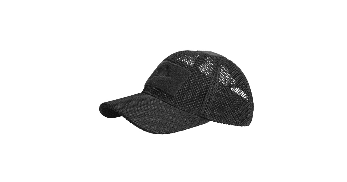 Casquette Baseball Militaire MFH - Style Tactique Noir, Taille Réglable Pour Homme, Neuf Avec étiquettes