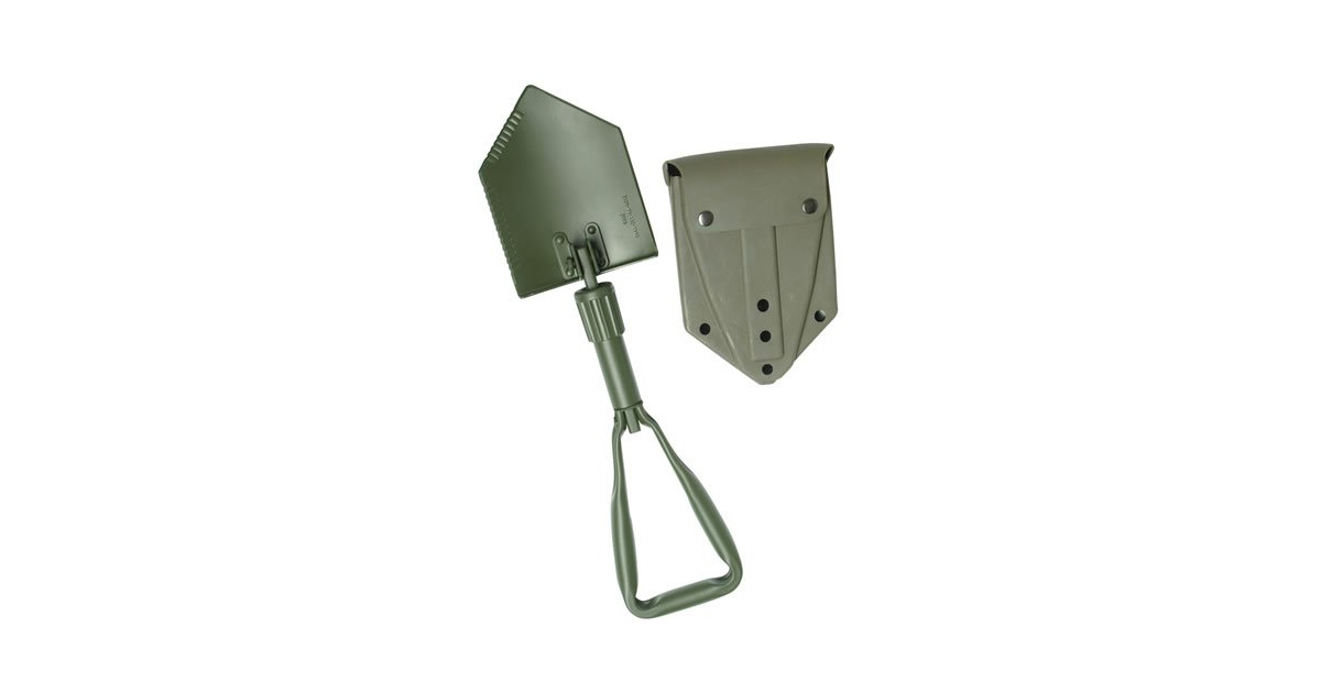 Pelle militaire pliante, manche plastique, noir, avec sac - - Achat vente pas cher Surplus militaire