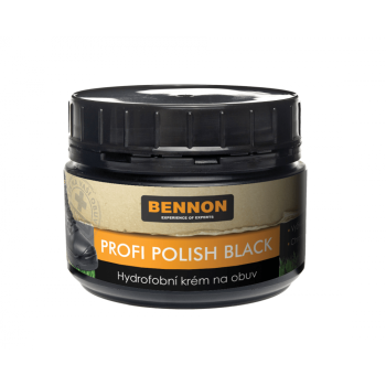 Crème hydrophobe pour chaussures noires, 250 g, Bennon