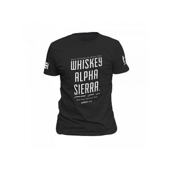T-shirt Whiskey Alpha Sierra, Warrior