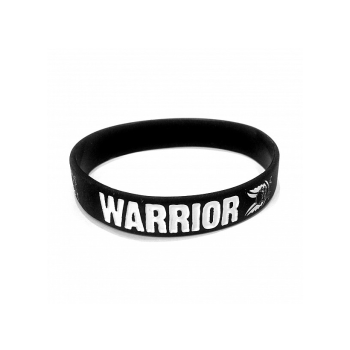 Bracelet en silicone, noir, Warrior