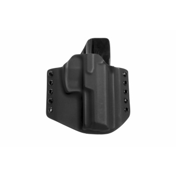 Étui externe en kydex pour H&K SFP-9PB, droit, demi sweatguard, noir, passant 45mm, RH Holsters
