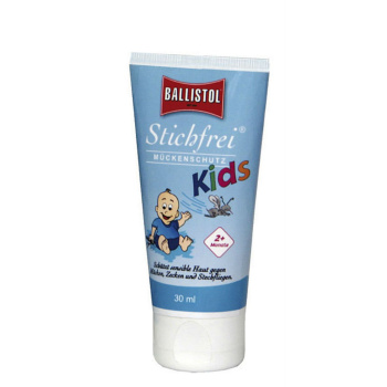 Répulsif anti-insectes Ballistol STICHFREI pour enfants, en crème
