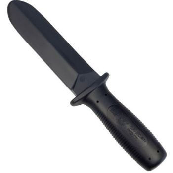 Couteau en caoutchouc d'entraînement, 22 cm, plus souple, noir, ESP