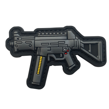 3D PVC patch velcro avec motif de l’arme UMP45