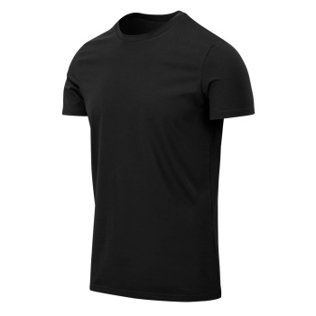 T-Shirt Slim, Helikon, Noir, 2XL