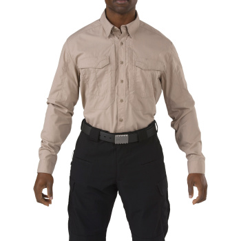 Chemise homme Stryke® Long Sleeve Shirt, 5.11, khaki, 3XL, standard