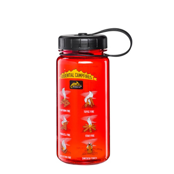 Bouteille outdoor Tritan Campfires, Helikon, goulot large, 550 ml, rouge