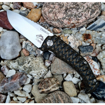 Canif Cháron, Dachs Knives, micarta, édition limitée