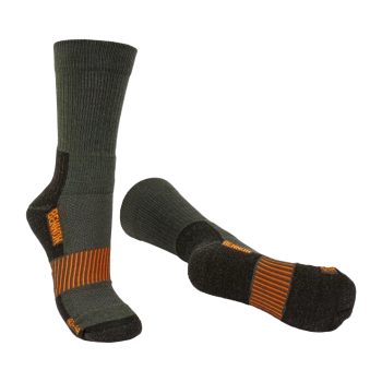 Chaussettes Merino Trek Sock, Bennon, vert, 36-38