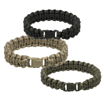 Bracelet de survie en paracorde, épaisseur 15 mm, Mil-Tec