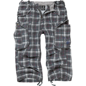 Pantalon trois-quarts Brandit Industry Vintage, gris foncé, 2XL