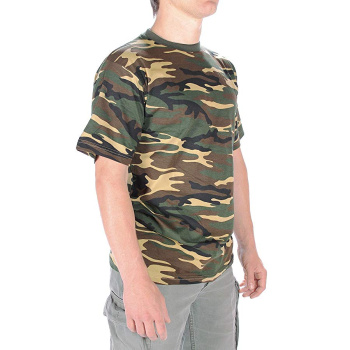 T-shirt camouflage pour hommes, Mil-Tec, US woodland, 3XL