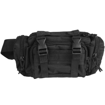 Sac banane Modular System, noir, Mil-Tec