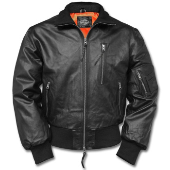 Veste de pilote en cuir BW Aviator, Mil-Tec