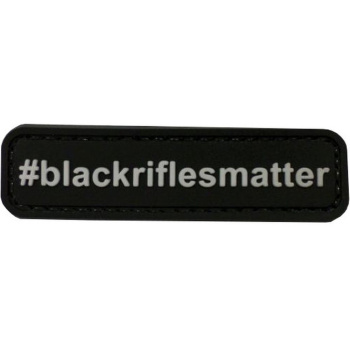 Écusson PVC #Blackriflesmatter