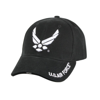 Casquette Deluxe Low Profile Air Force Wing, Rothco, noir