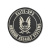 Écusson PVC Logo Shield, noire, Warrior