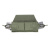 Pochette horizontale VELCRO MOLLE pochette, olive, Warrior