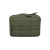 Petite poche horizontale, zip, Warrior, olive