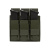 Porte-chargeur pour 3 chargeurs de pistolet, avec rabat, Warrior, OD Vert
