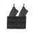 Porte chargeur double ouvert Warrior pour deux chargeurs, noir, AK/SA58