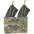Porte chargeur double ouvert Warrior pour deux chargeurs, Multicam, AK/SA58