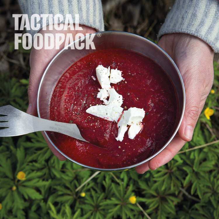 Nourriture déshydratée - soupe de feta à la betterave, Tactical Foodpack