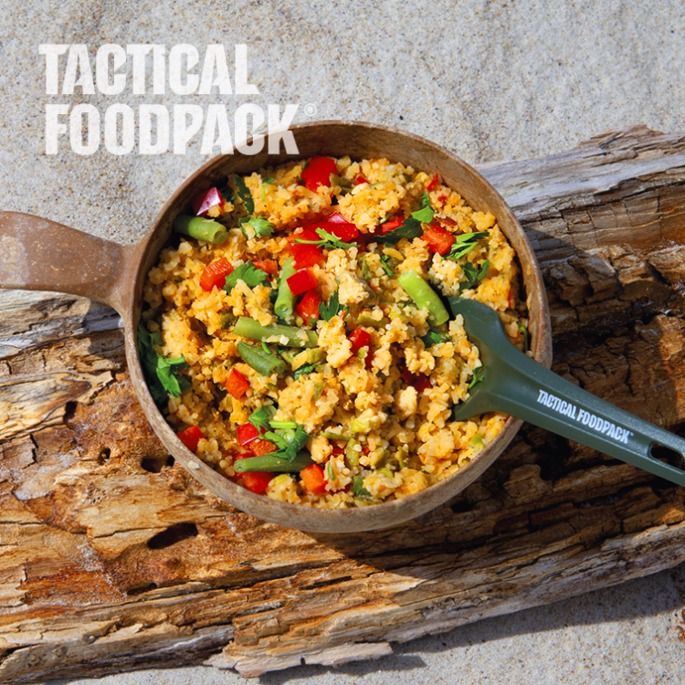 Nourriture déshydratée - riz au poulet, Tactical Foodpack
