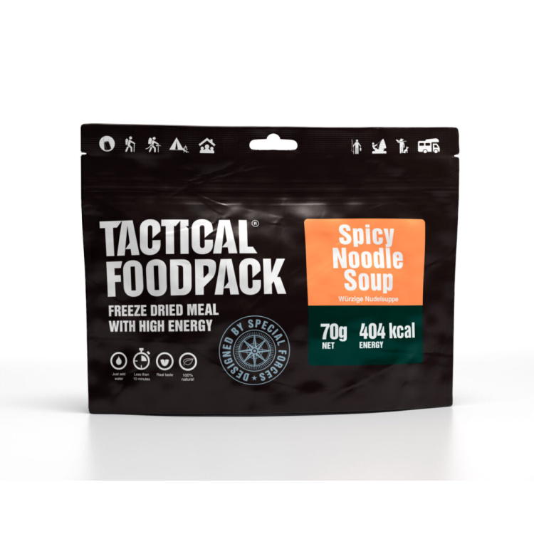 Nourriture déshydratée - soupe épicée aux nouilles, Tactical Foodpack