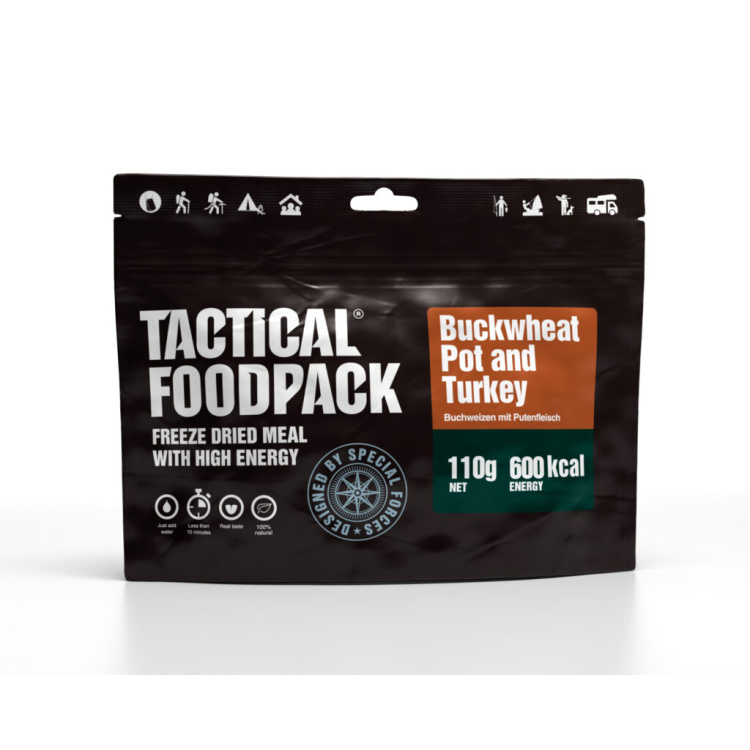 Dehydrované jídlo - viande de dinde au sarrasin, Tactical Foodpack