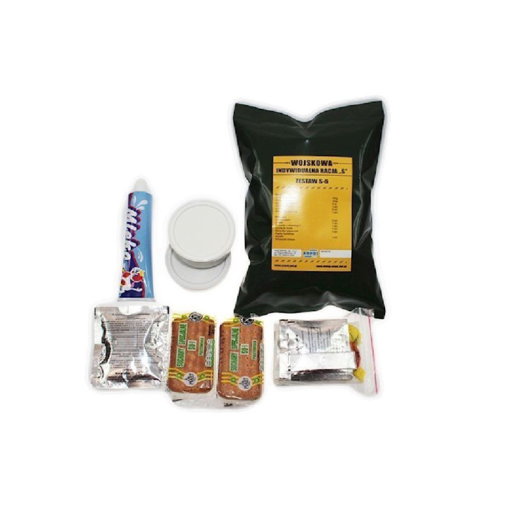 Paquet alimentaire militaire MRE,  S - froid, Arpol
