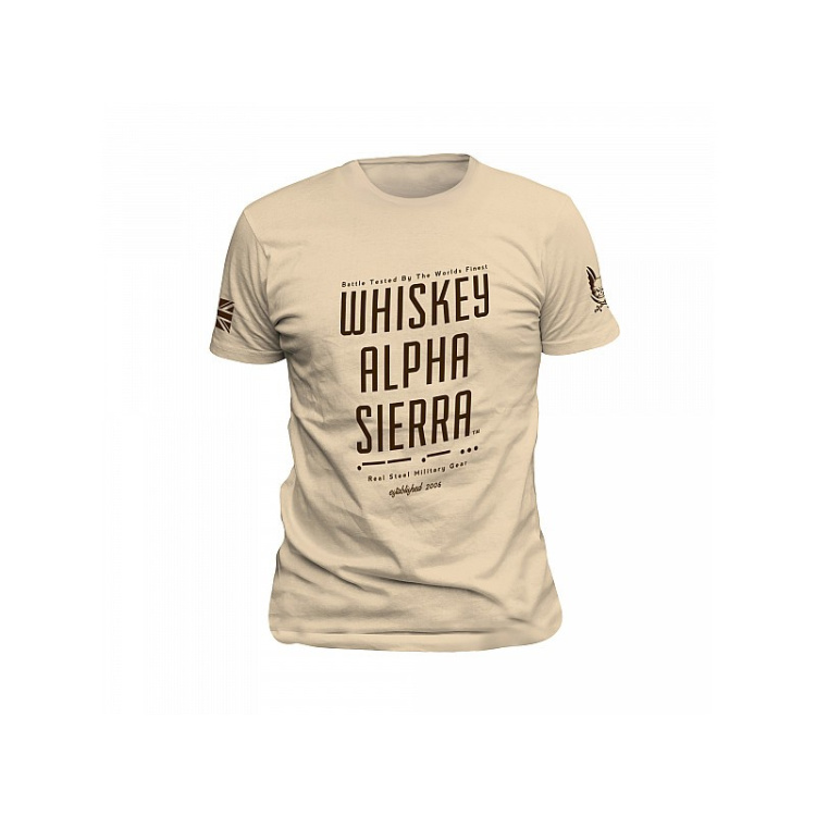 T-shirt Whiskey Alpha Sierra, Warrior