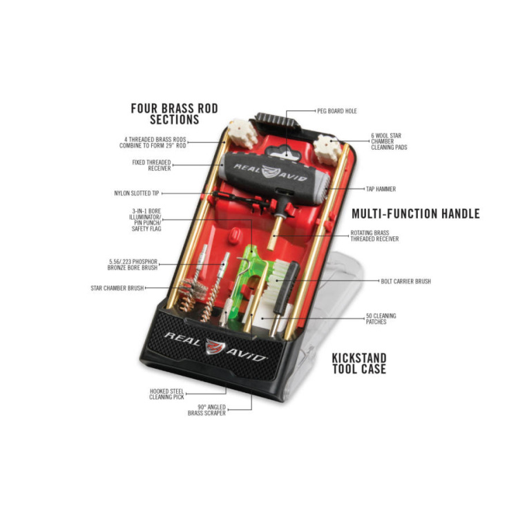 Kit de nettoyage Real Avid Gun Boss Pro, AR15