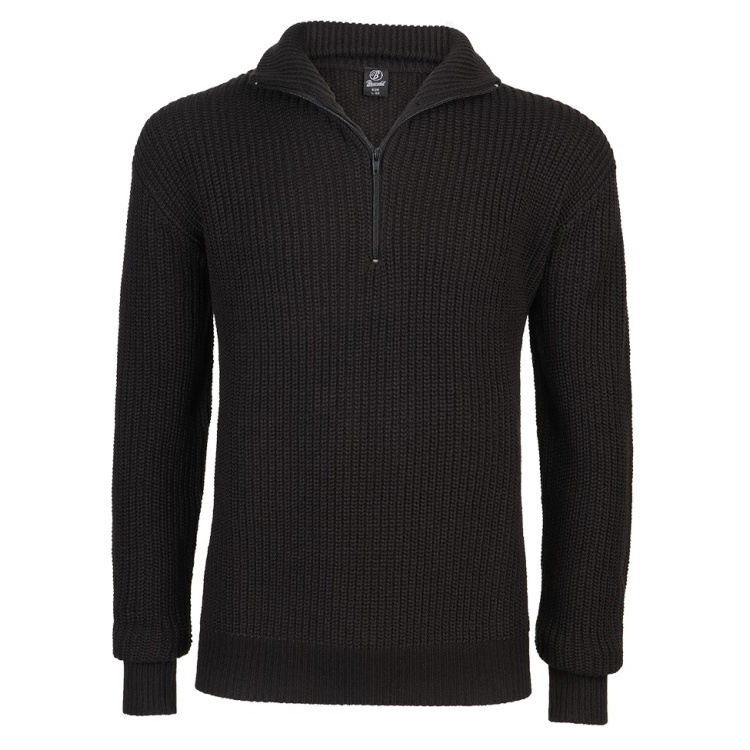 Pull homme Marine Pullover Troyer, Brandit