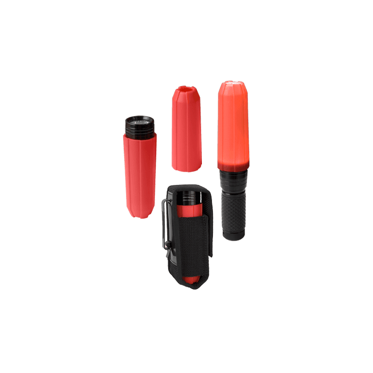 KIT POLICE DE NUIT (lampe, cône, étui en nylon)