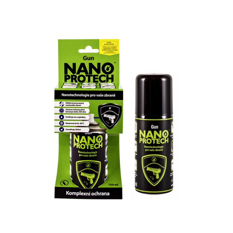 Spray nettoyant, lubrifiant et anticorrosif Nanoprotech Gun, 150 ml