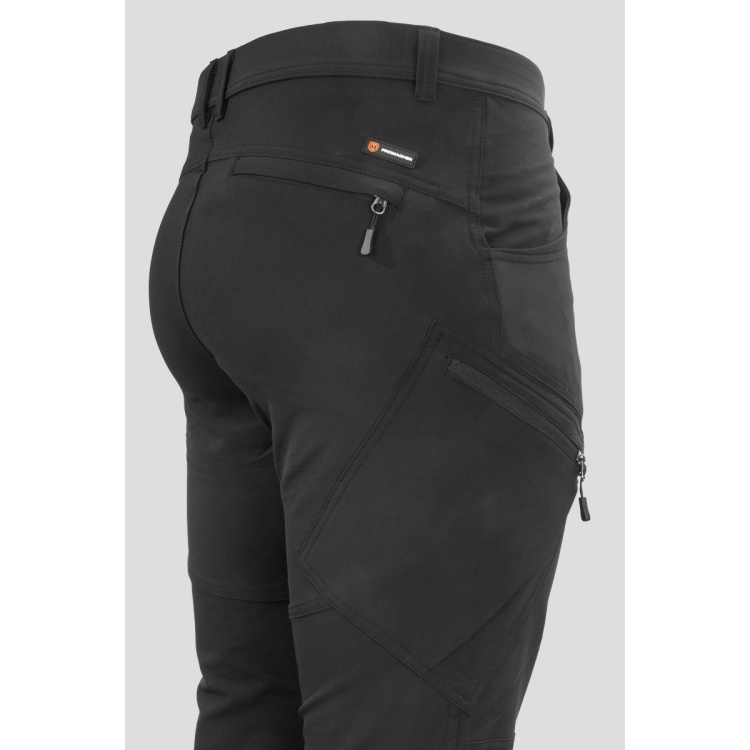 Pantalon stretch outdoor FOBOS, noir, Promacher