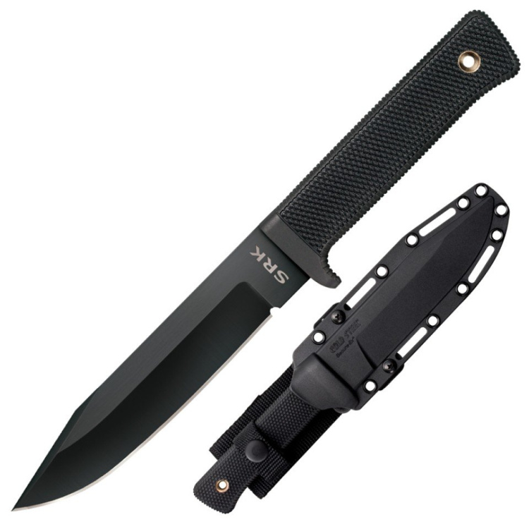 Couteau Cold Steel SRK in SK-5, tranchant lisse