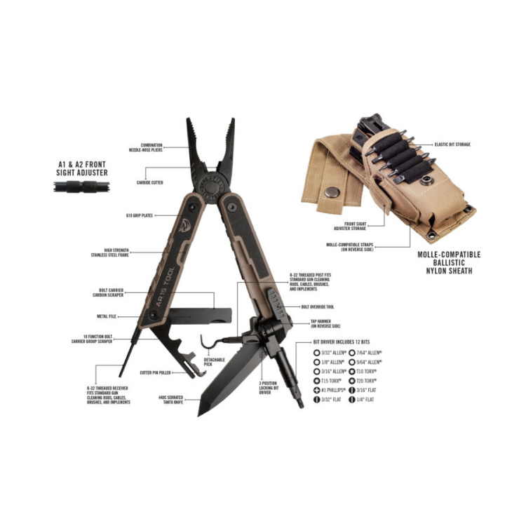 Multitool pour fusils AR-15