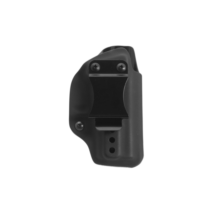Étui en Kydex pour Glock 43X, côté droit, avec demi-protection, noir, RH Holsters