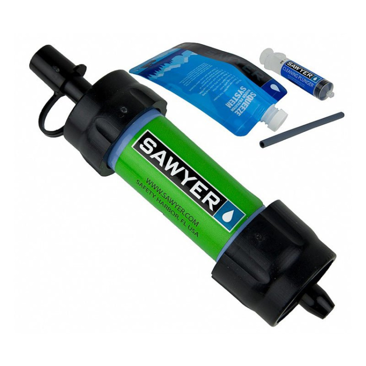Filtre à eau de voyage SAWYER MINI Filter, vert