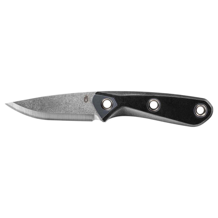 Couteau Principle Bushcraft Fixed, lame lisse, noir, Gerber
