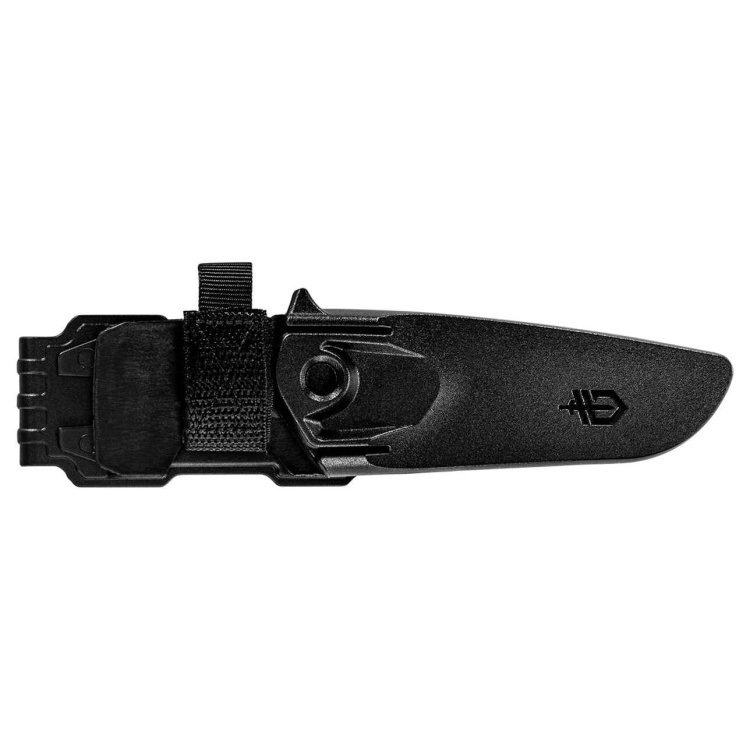Couteau Principle Bushcraft Fixed, lame lisse, noir, Gerber