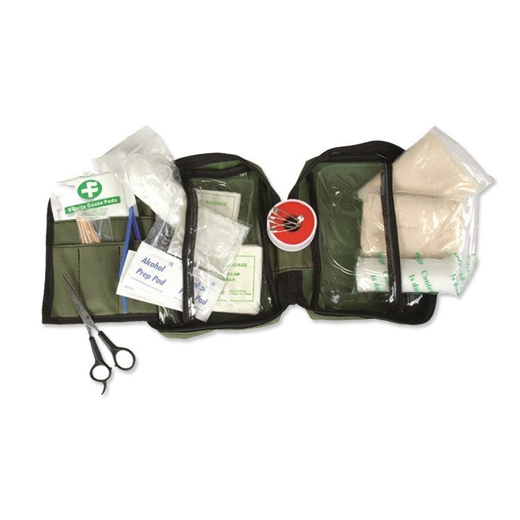 Trousse de premiers secours de voyage First Aid Kit Large, olive, Mil-Tec