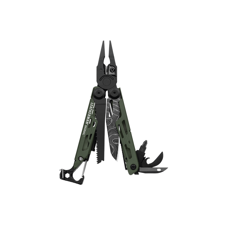 Pince multifonctionnelle Leatherman Signal Green TOPO