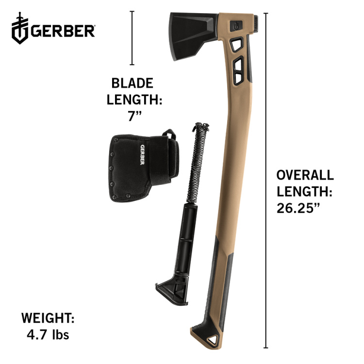 Hache Bushcraft Axe, coyote, Gerber