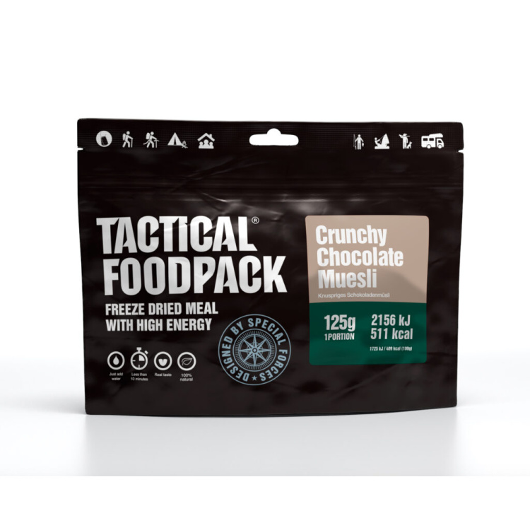 Muesli croustillant au chocolat, Tactical Foodpack