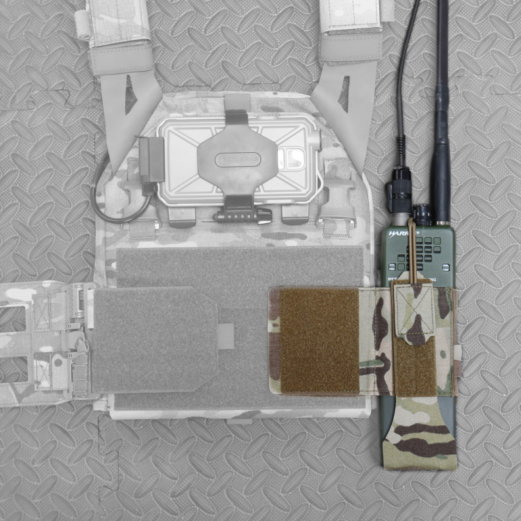 Porte-plaques surbaissé Laser Cut V1 LPC, Warrior