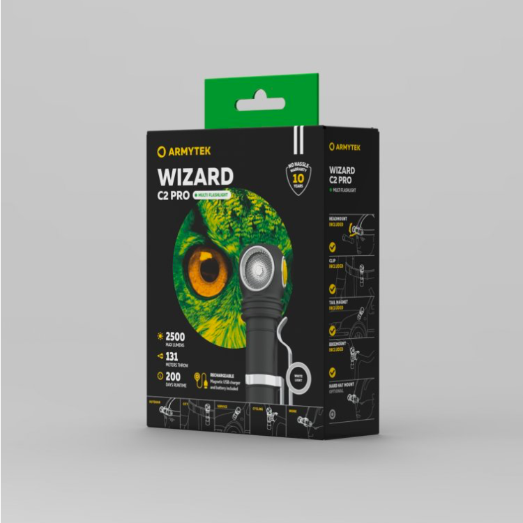 Lampe frontale Wizard C2 Pro, Armytek